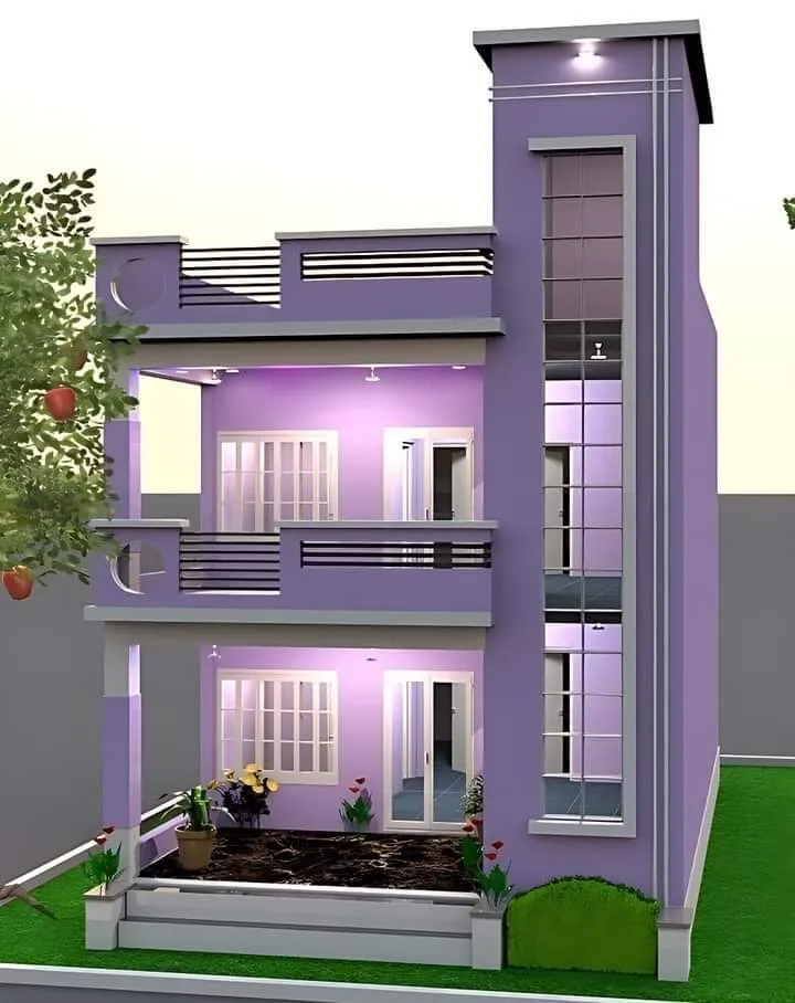 Modern exterior elevation 03