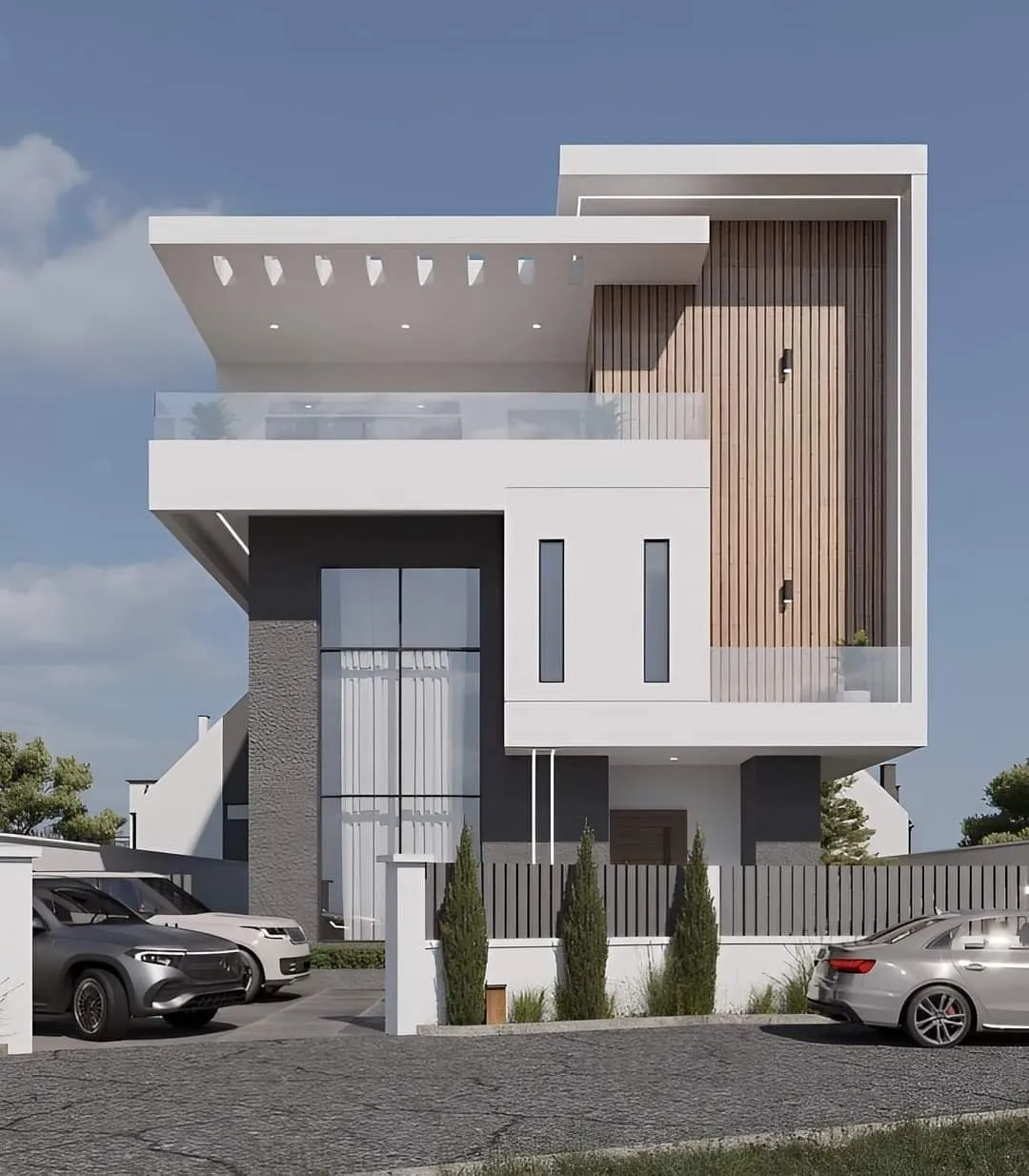 Modern exterior elevation 05