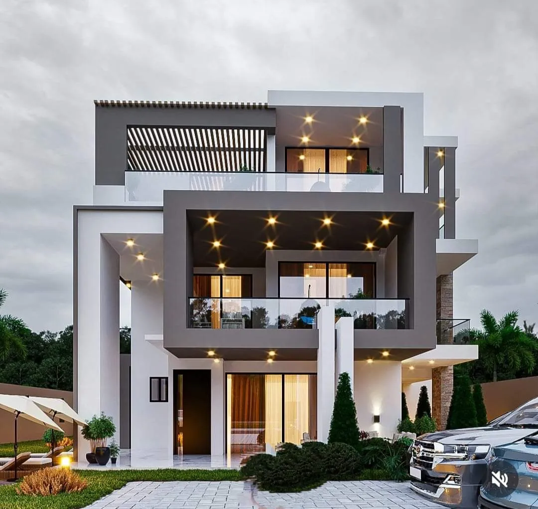 Modern exterior elevation 08