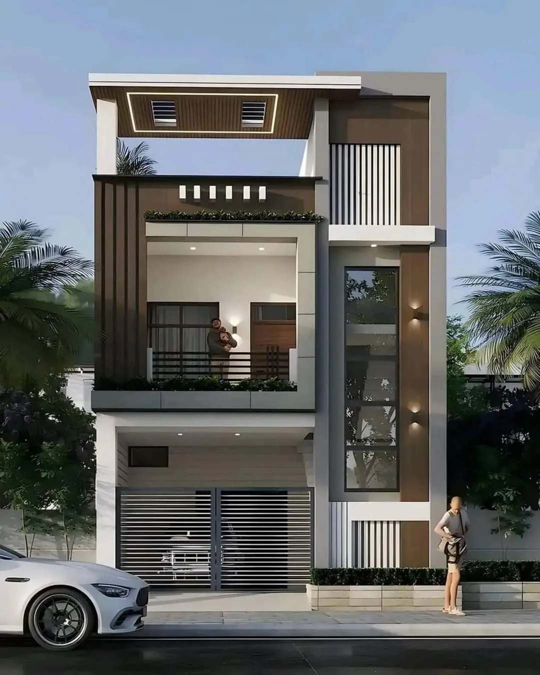 Modern exterior elevation 12