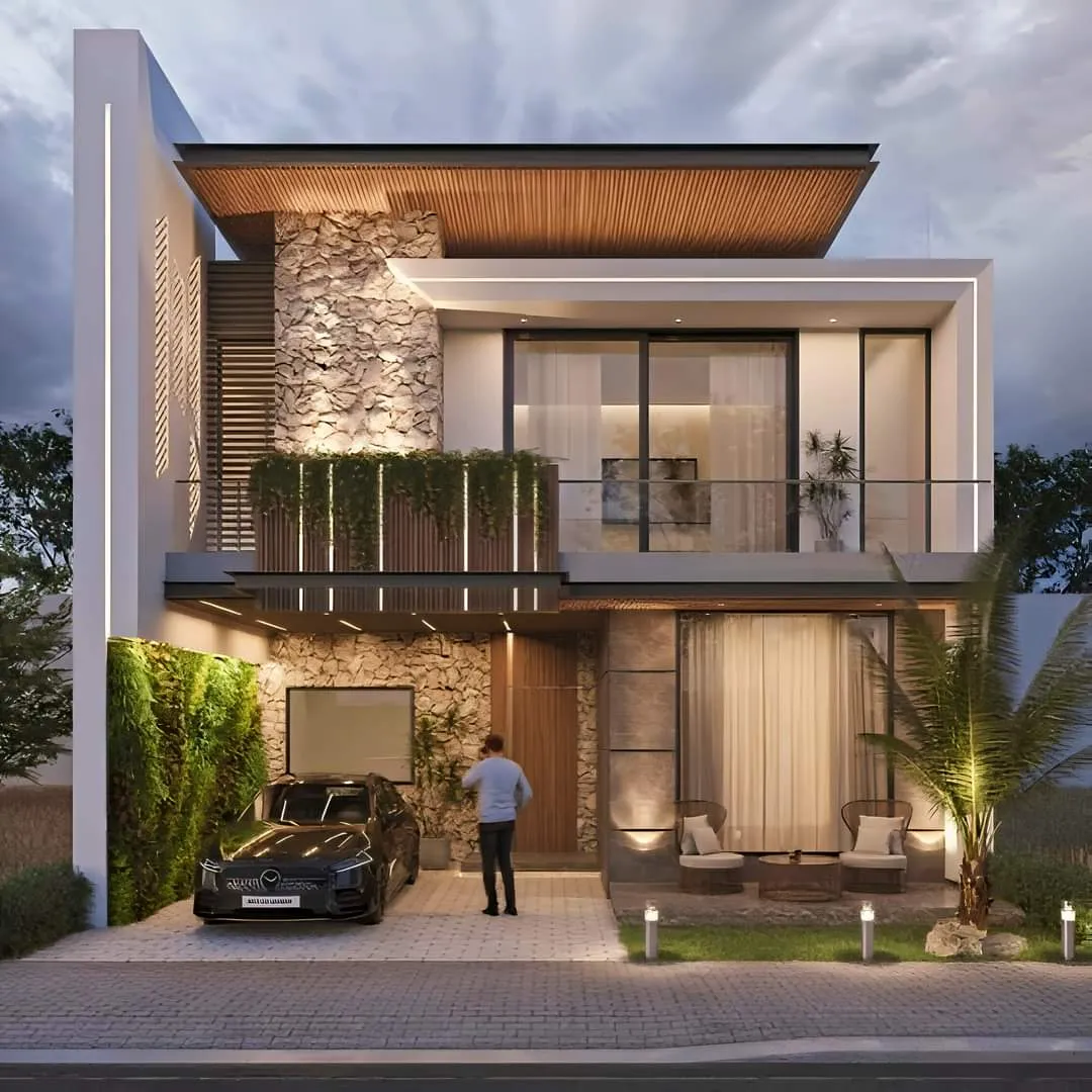 Modern exterior elevation 15