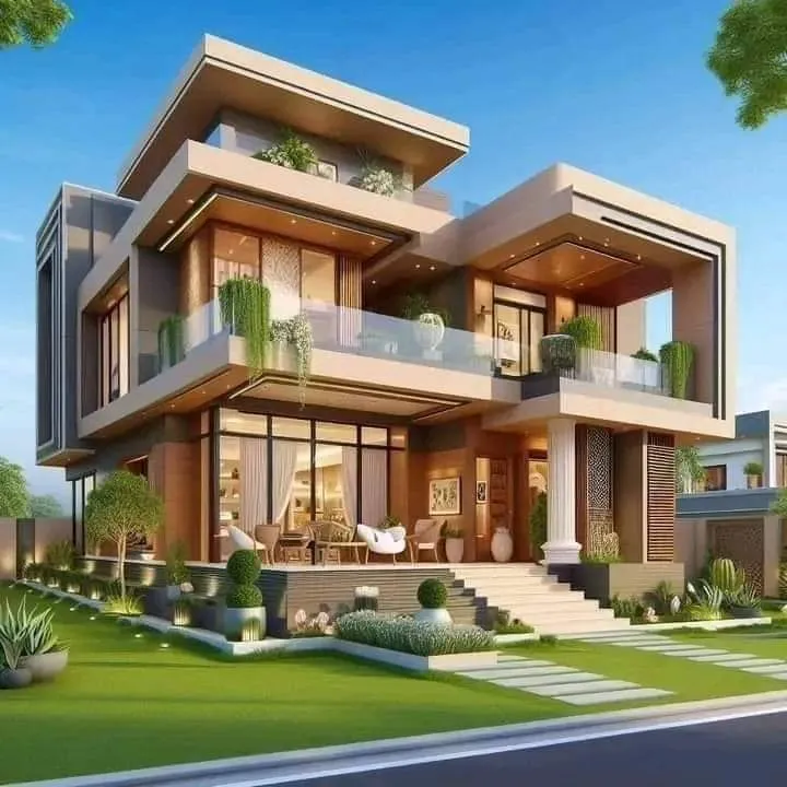 Modern exterior elevation 20