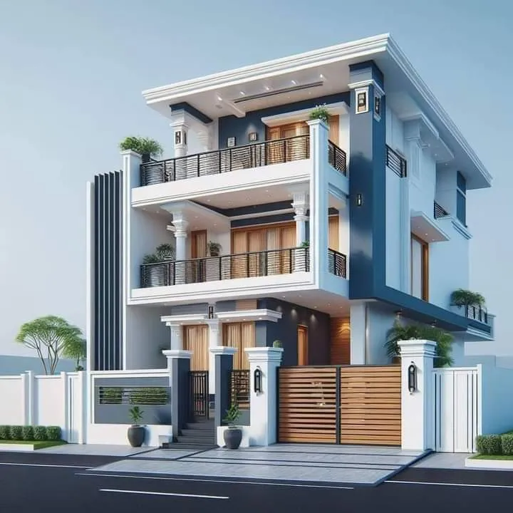 Modern exterior elevation 26
