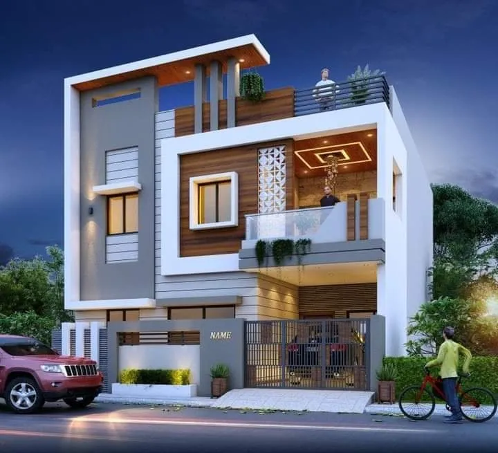 Modern exterior elevation 30
