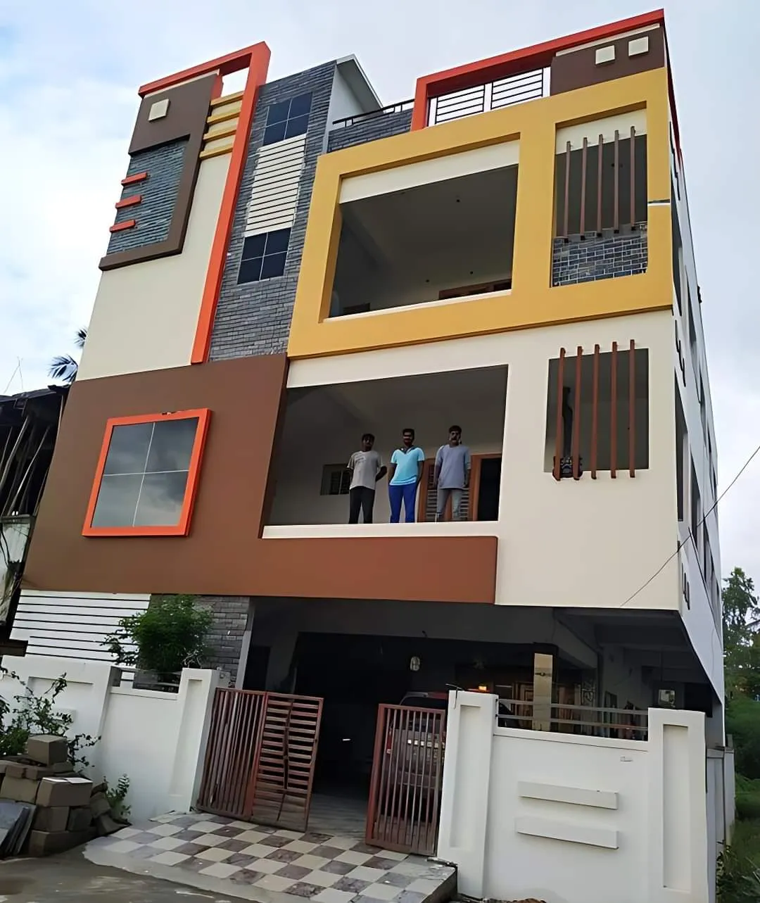 Modern exterior elevation 32