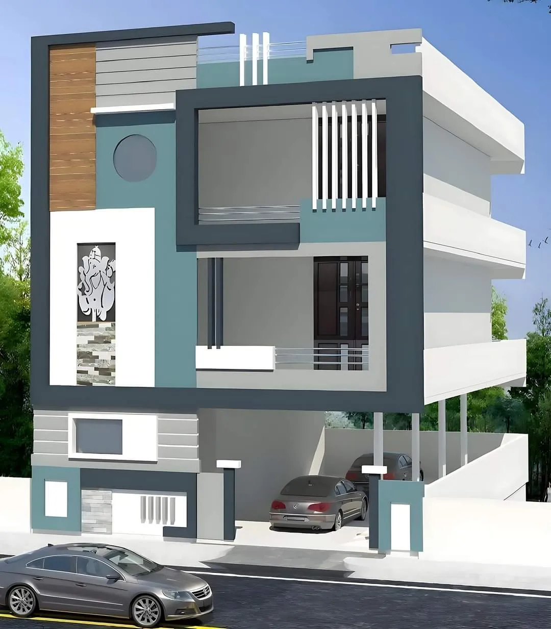 Modern exterior elevation 35