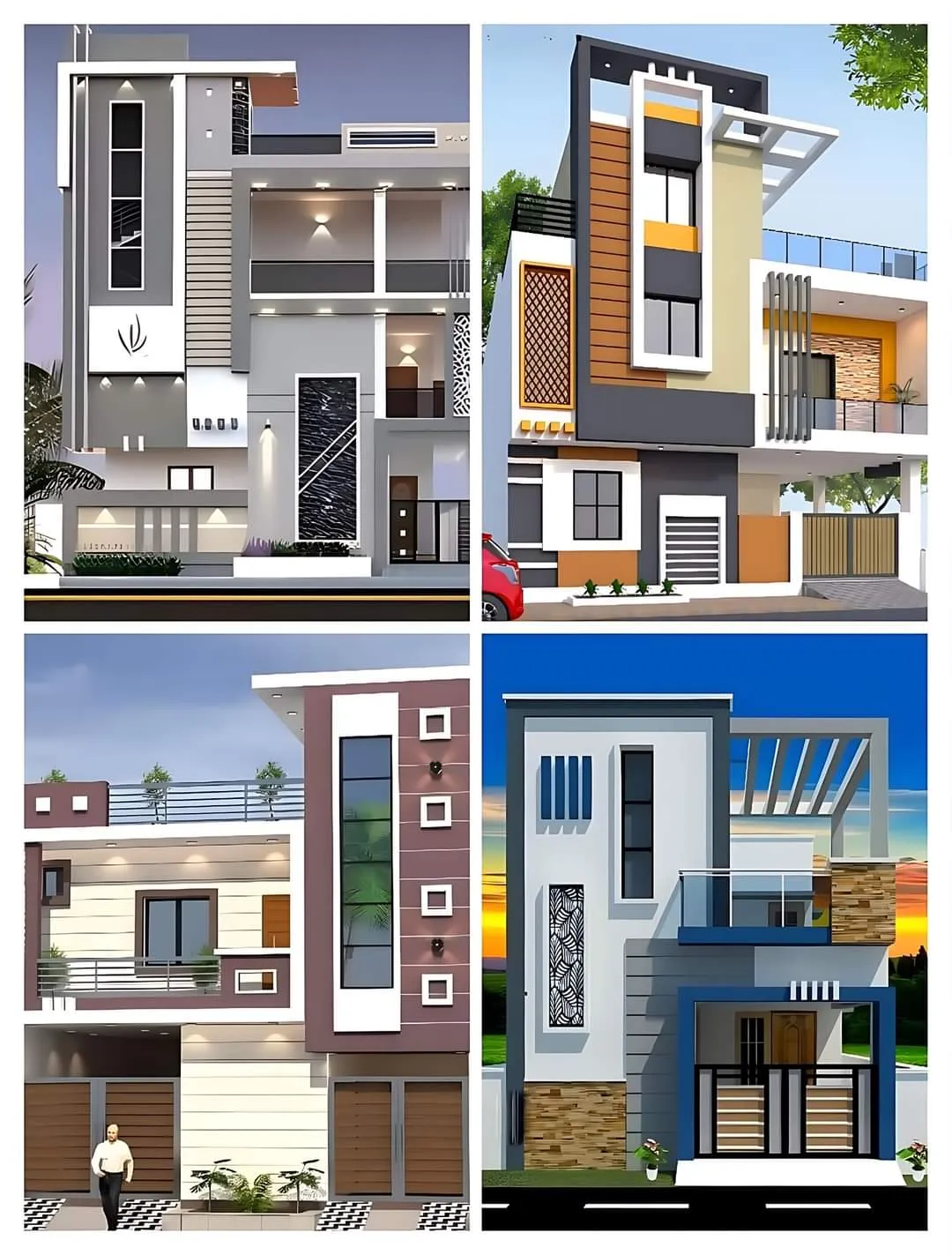Modern exterior elevation 38