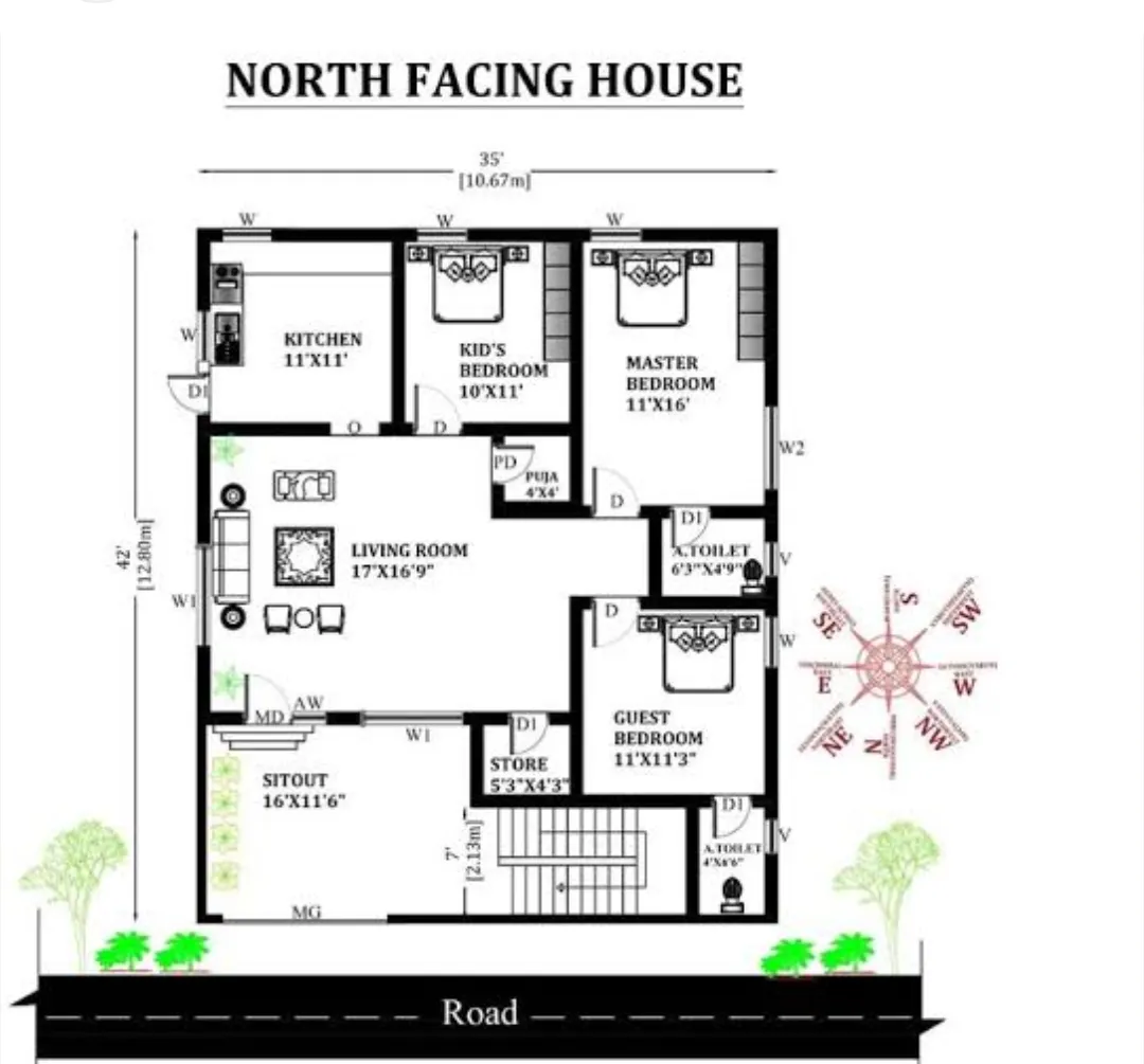 Vastu plan and layout 40