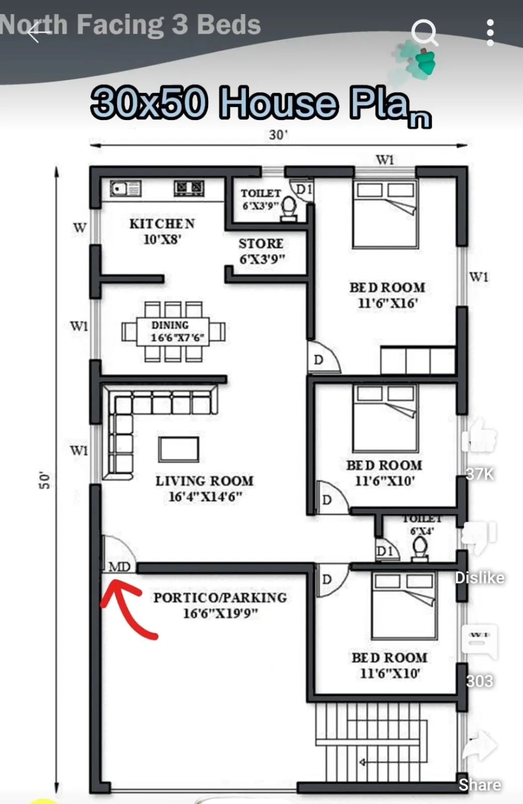 Vastu plan and layout 44
