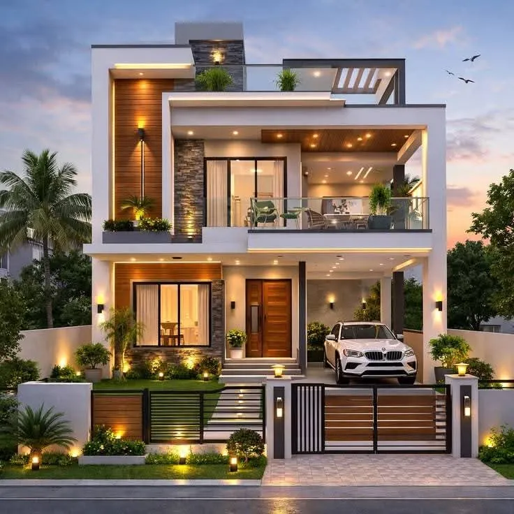 Contemporary Duplex